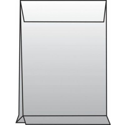 Poštovní taška B4 s křížovým dnem a samolepící klopou, balení 10ks – Zboží Živě