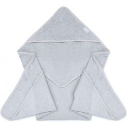 ALBERO MIO Dětská osuška s kapucí B003 Boho grey