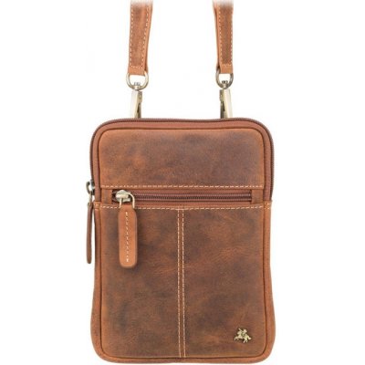 Pánská kožená taška na doklady KT161 hnědá – Zboží Živě