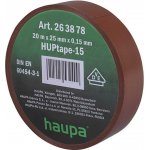 Haupa 263878 Páska izolační PVC 25 mm x 20 m hnědá