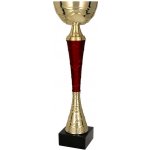 Kovový pohár Zlato-vínový 23 cm 8 cm – Zboží Dáma