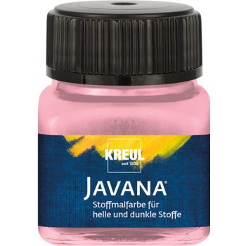 Barva na světlý a tmavý textil JAVANA 20 ml světle růžová