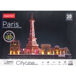 CubicFun 3D puzzle LED Paříž 115 ks – Sleviste.cz