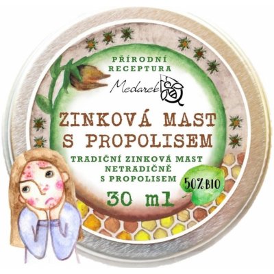 Medárek Zinková mast s propolisem BIO 30 ml – Zboží Dáma