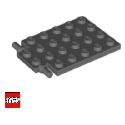 LEGO® 92099 Podložka 4x6 Padací dveře Tmavě-Šedá – Zboží Mobilmania