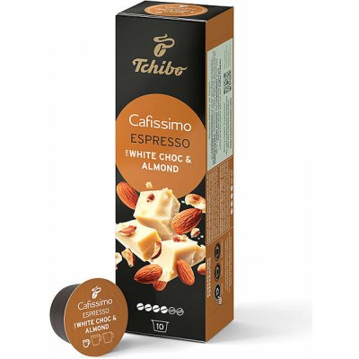 Tchibo Cafissimo Espresso bílá čokoláda & mandle 10 ks – Zboží Dáma