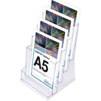 Jansen Display Scritto stojánek na letáky formátu A5 4 kapsy