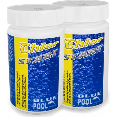 BluePool chlor start granulát 2 x 1 kg