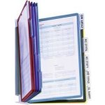 Durable Vario nástěnný držák s 10 barevnými kapsami A4 – Sleviste.cz