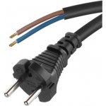 Emos Flexo šňůra SY-10 gumová 2x1,5mm 3m černá S03330 – Zboží Mobilmania