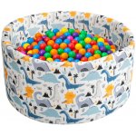 Aga suchý bazén 90 x 40 cm s míčky Dinosauři – Zboží Dáma