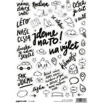 PAPERO AMO ♥ Vellumové samolepky Můj deník – Na výlet – Zboží Živě
