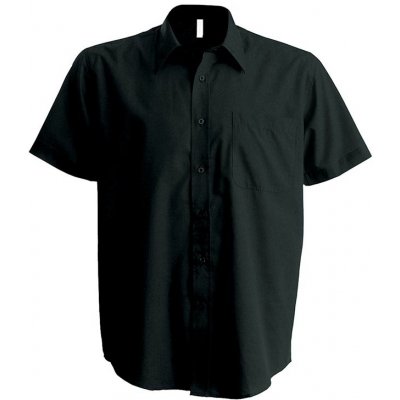 Kariban košile s krátkým rukávem zinkově šedá – Zboží Mobilmania