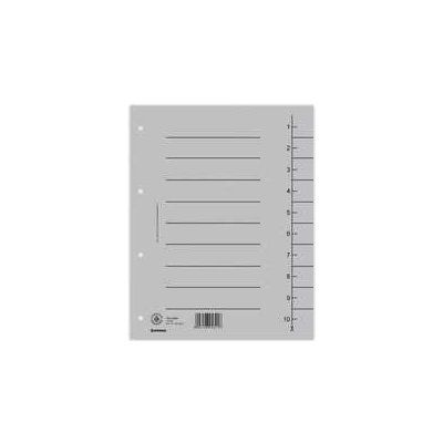 Donau Rozlišovače, šedé, karton, A4, DONAU ,balení 100 ks 16913