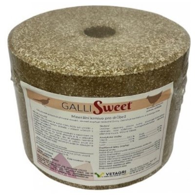 Galli Sweet minerální blok pro drůbež 5 kg – Zboží Mobilmania
