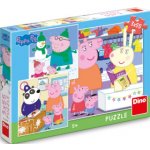 Dino Peppa pig: veselé odpoledne 3 x 55 dílků – Zboží Dáma