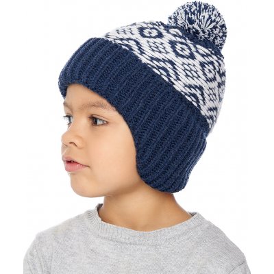 Marhatter chlapecká pletená čepice 9321 modrá /červená – Hledejceny.cz