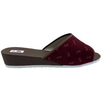 Bokap dámské domácí pantofle 010 vínová – Zboží Dáma