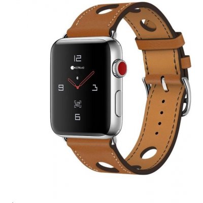 Coteetci kožený řemínek pro Apple Watch 38 / 40mm hnědá WH5220-KR