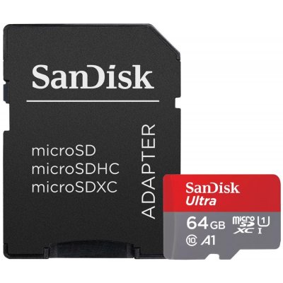 SanDisk microSDXC UHS-I U1 64 GB SDSQUA4-064G-GN6MA – Zboží Mobilmania