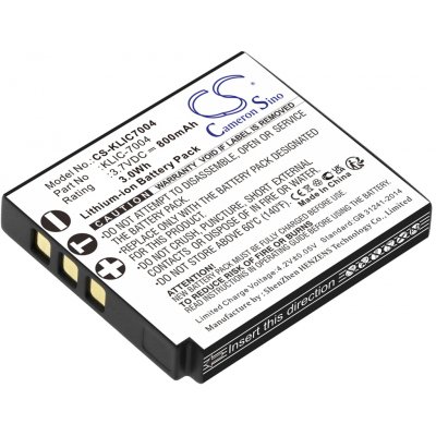 Cameron Sino CS-KLIC7004 800mAh – Zbozi.Blesk.cz
