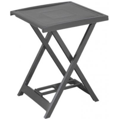 Progarden Zahradní odkládací stolek ARNO 50 x 47 x 65 cm antracit – Sleviste.cz