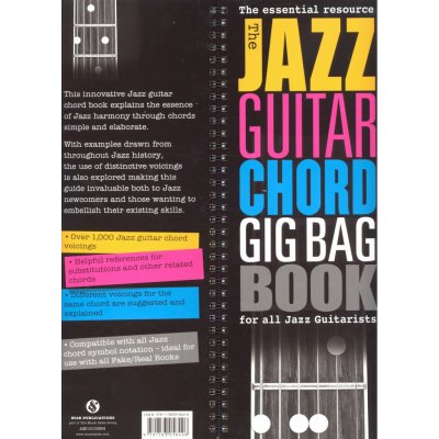 Jazz Guitar Chord Gig Bag Book / Jazzové akordy pro kytaru - více než 1000 akordů