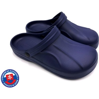 Flameshoes Pánské clogsy plné F-006 modrá – Zboží Mobilmania