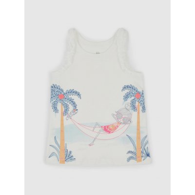 GAP Baby tílko s potiskem bílá – Zbozi.Blesk.cz