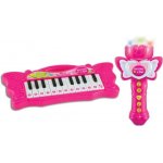 Bontempi mini piáno s karaoke mikrofonem 602171 – Zboží Dáma