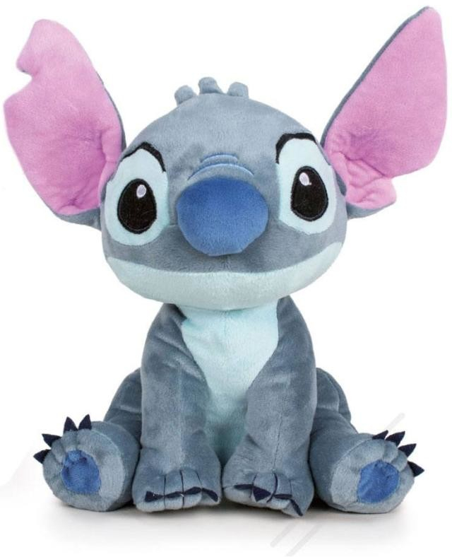 Mikrotrading LILO a STITCH STITCH plyšový 20 cm sedící na baterie se zvukem