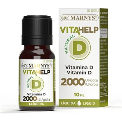 Marnys Tekutý vitamín D3 2000 IU 10 ml – Hledejceny.cz