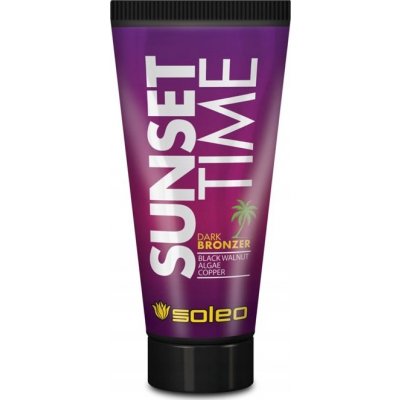 Soleo Sunset Time Dark Bronzer tmavý opalovací bronzer do solária 150 ml – Zbozi.Blesk.cz