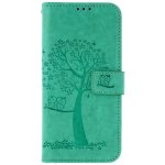 TopQ Samsung A15 knížkové Zelený strom sovičky 130613 – Zboží Živě