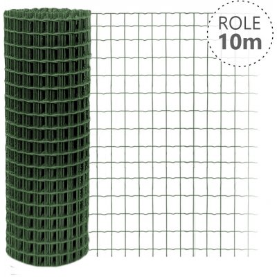 Svařované pletivo Pilonet Middle, oko 50 x 100mm, barva zelená, délka role 10 m Výška v mm:: 600 mm – Zboží Mobilmania