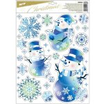 MFP okenní fólie vánoce glitr VA031 30x42cm 8886648 – Hledejceny.cz