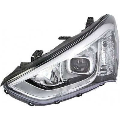 Levé přední světlo s denním svícením LED Hyundai Santa Fe III (DM/DMA) 12-17 – Zboží Mobilmania