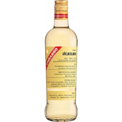 Embargo Anejo Blanco 40% 0,7 l (holá láhev) – Zboží Mobilmania