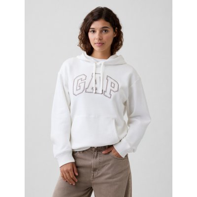 GAP Mikina s logem Bílá Bílá – Hledejceny.cz