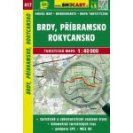 Brdy Příbramsko Rokycansko mapa 1:40 000 č. 417 – Zboží Dáma