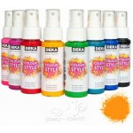 Barva na textil ve spreji 50 ml ORANŽOVÁ – Zboží Mobilmania