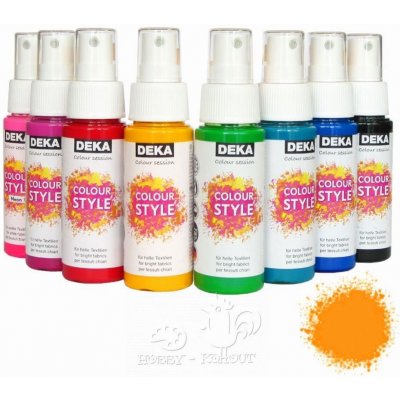 Barva na textil ve spreji 50 ml ORANŽOVÁ – Zboží Mobilmania