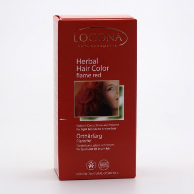 Logona Rastlinná barva na vlasy Flame Red 100 g