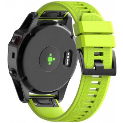 BStrap Silicone Acton řemínek na Garmin Fenix 5s / 5s Plus, fruit green SGA003C07 – Zboží Mobilmania