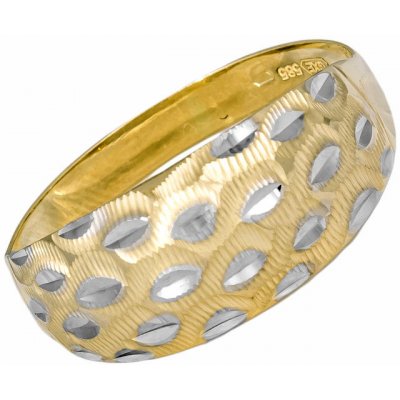 Gemmax Jewelry Dámský zlatý prsten s gravírem GLRCN 08721