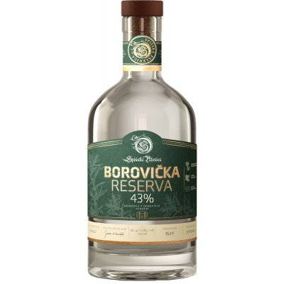 Borovička RESERVA 43% 0,7 l (holá láhev) – Zboží Mobilmania