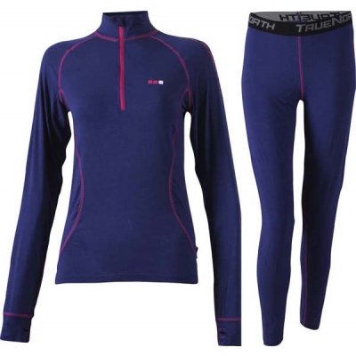 True North dámský set funkčního prádla z bambusu blueberry – Zboží Mobilmania