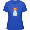 Dámské tričko s potiskem Premium Tričko Nápis Dog Lover a pejsek Královská
