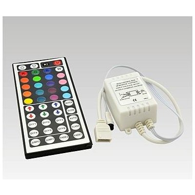 Příslušenství k LED osvětlení LED IR RGB controller DC12V 3x2A+44 tlač. klávesnice – Zbozi.Blesk.cz