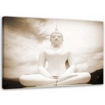 Obraz na plátně Lázně White Buddha - 100x70 cm – Zbozi.Blesk.cz